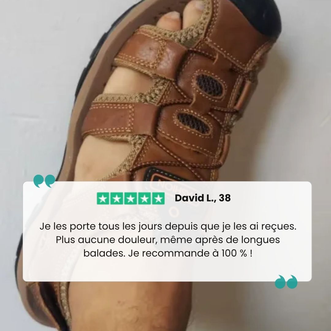 Sandales d'été à confort orthopédique - Semello.fr