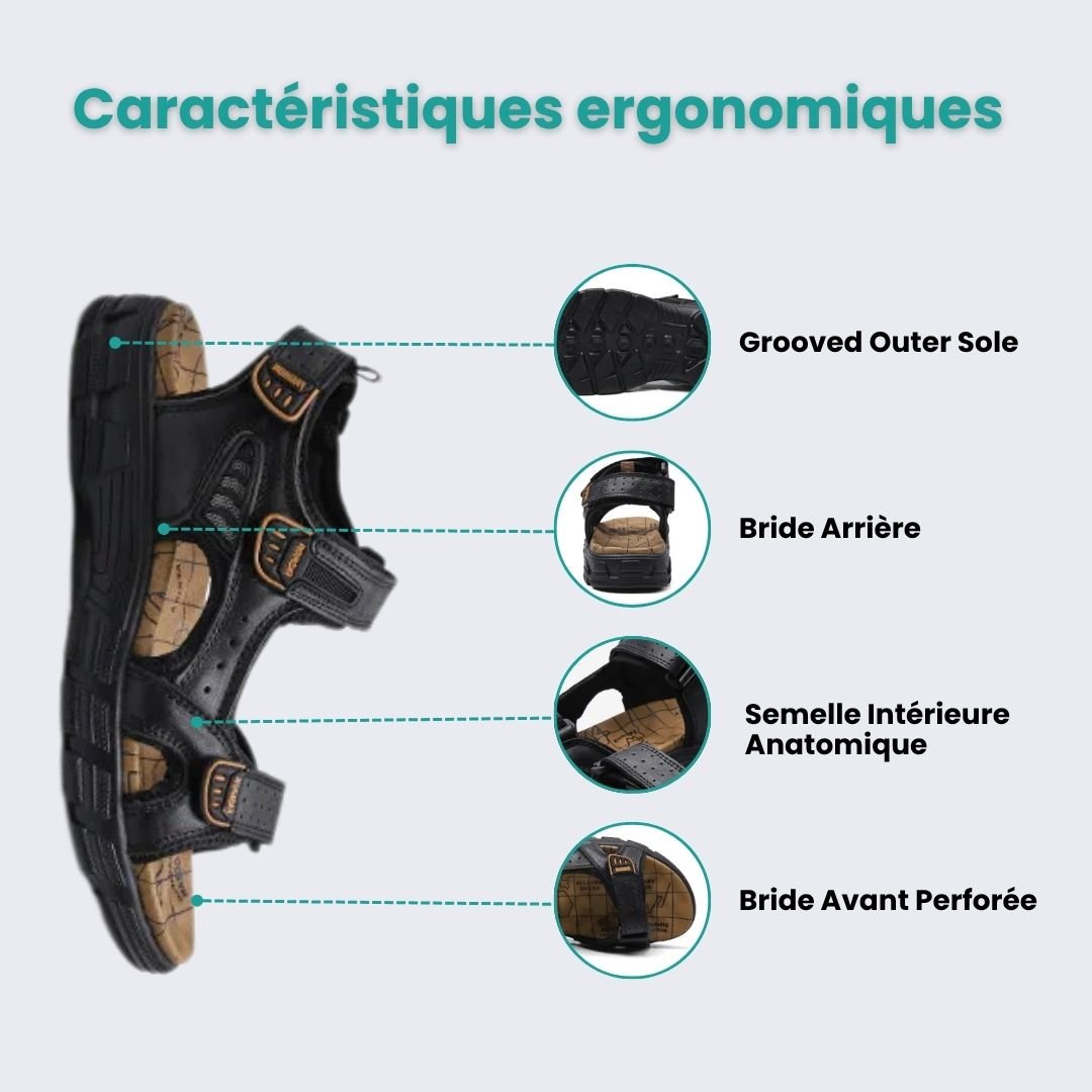 Sandales Femme en Cuir Orthopédiques – Confort au Quotidien - Semello.fr