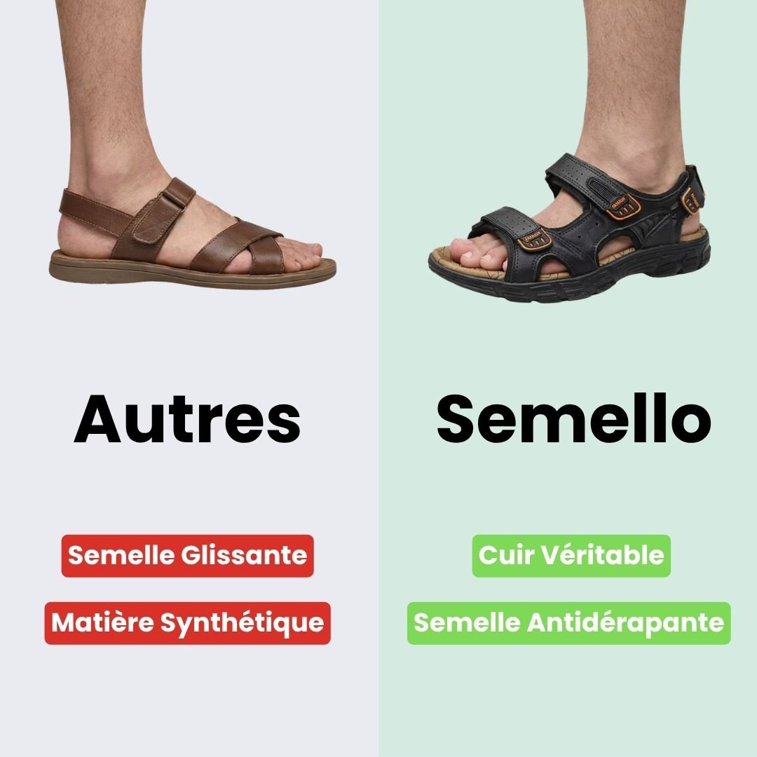 Sandales Femme en Cuir Orthopédiques – Confort au Quotidien - Semello.fr