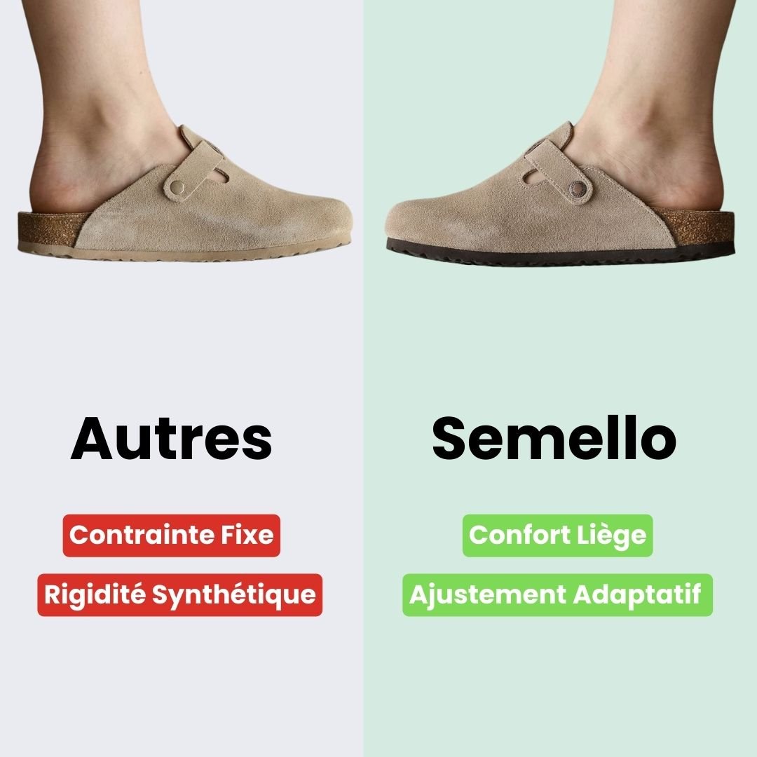 Sandales Femme en Liège – Amorti Naturel & Soutien - Semello.fr