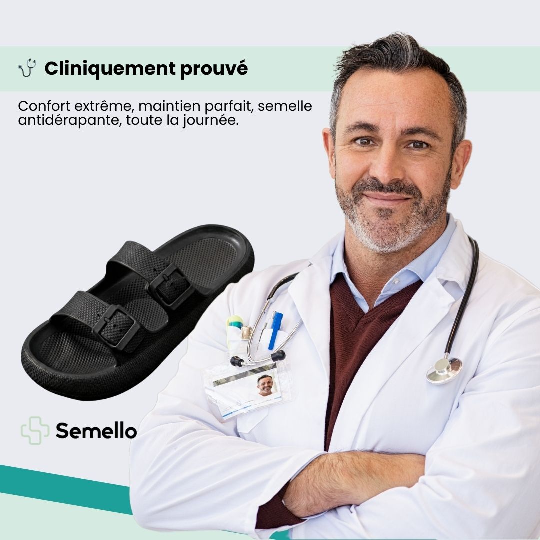 Sandales Orthopédiques à Boucle – Maintien Ajustable - Semello.fr