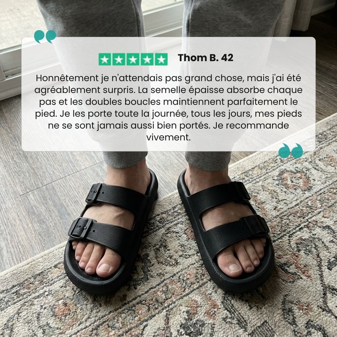 Sandales Orthopédiques à Boucle – Maintien Ajustable - Semello.fr