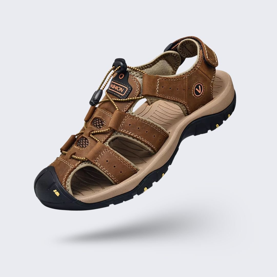 Sandales Orthopédiques en Cuir – Élégance & Maintien Premium - Semello.fr