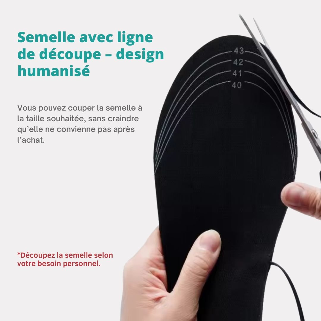 Semelles Chauffantes Électriques – Travail & Outdoor - Semello.fr