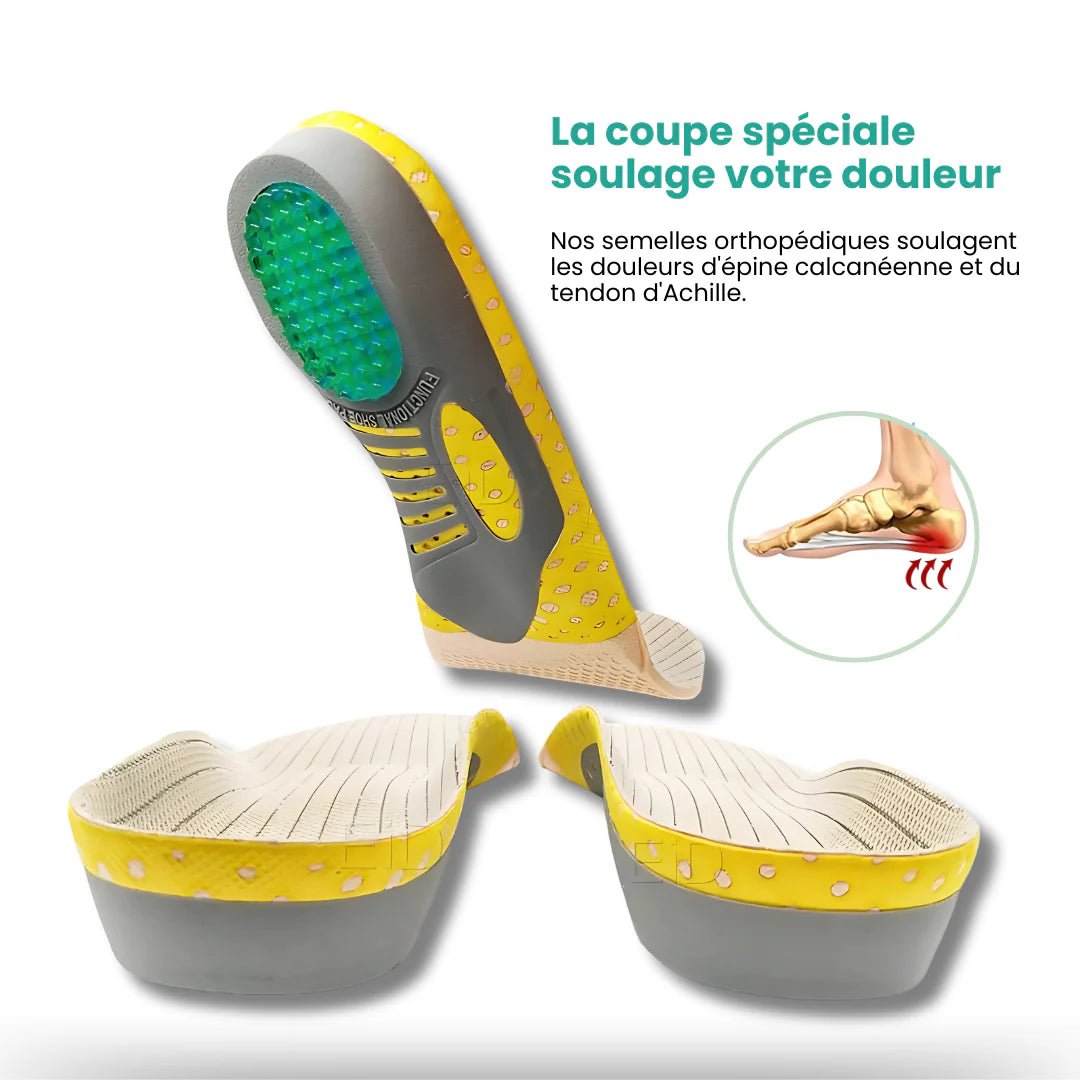 Semelles Épine Calcanéenne | Soulagement du Talon - Semello.fr