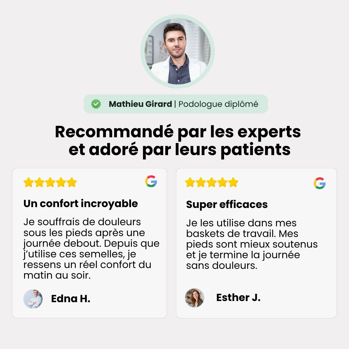 Semelles orthopédique en mousse - Semello.fr