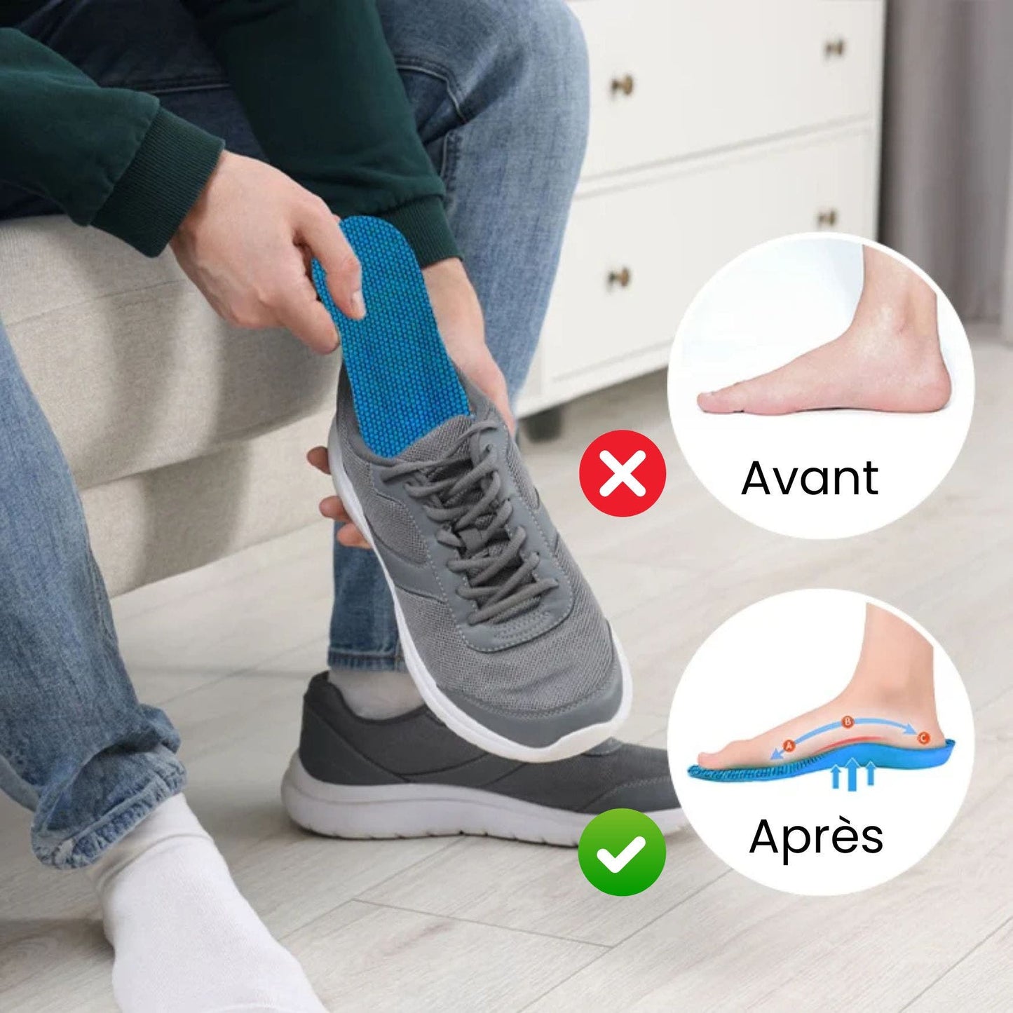 Semelles orthopédiques hallux valgus - Semello.fr