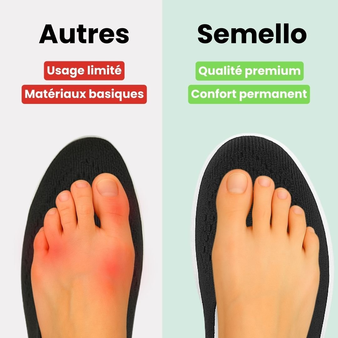 SoftEase™ – Baskets orthopédiques femme confort supérieur - Semello.fr