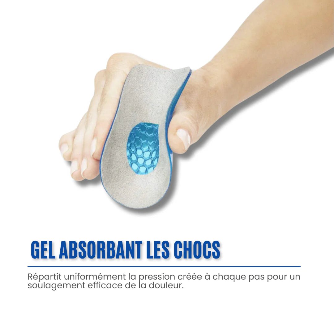Talonnette Gel Tendinite Achille & Douleur au Talon - Semello.fr