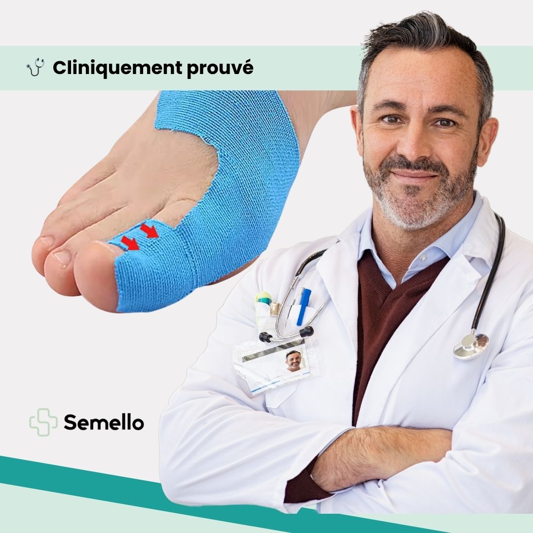 Tape pour Hallux Valgus | Soulagement & Correction - Semello.fr